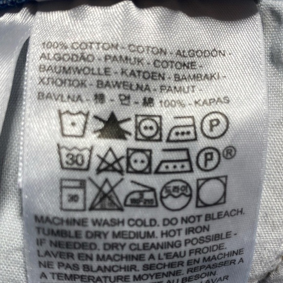 Levi’s 501 High Waist Distressed Ripped Button-fly Jean Denim Shorts Size 27 - Picture 14 of 15